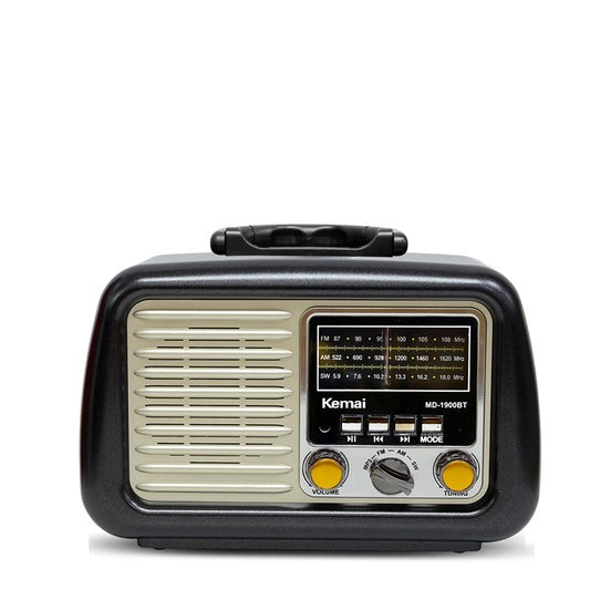 Classic Large Portable Retro Home AM/FM/Software Multi-Band Digital Portable Radio