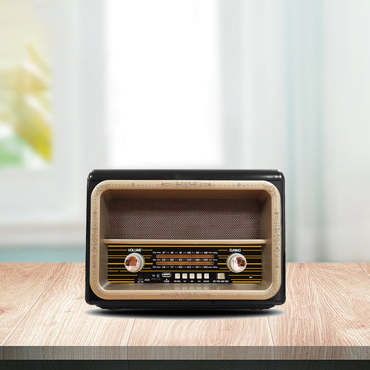 Classic Large Portable Retro Home AM/FM/Software Multi-Band Digital Portable Radio