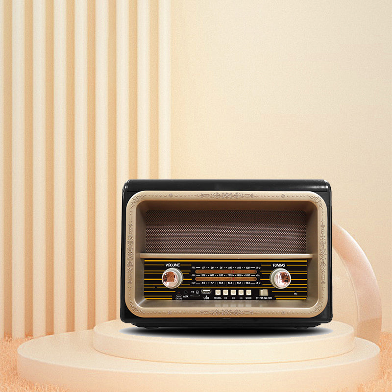 Classic Large Portable Retro Home AM/FM/Software Multi-Band Digital Portable Radio