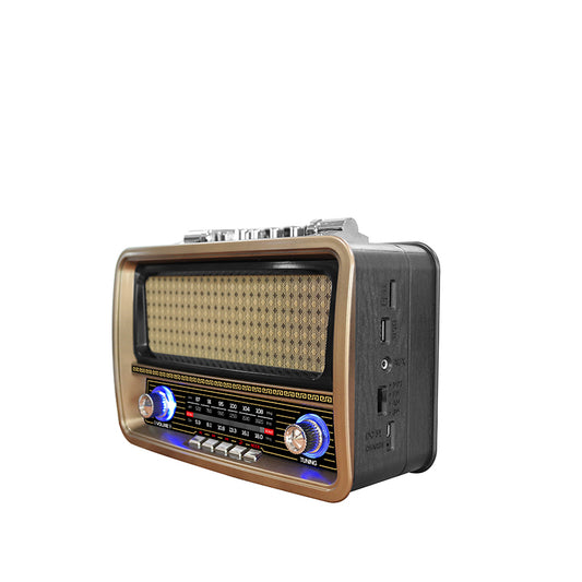 Classic Large Portable Retro Home AM/FM/Software Multi-Band Digital Portable Radio