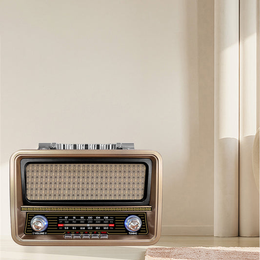 Classic Large Portable Retro Home AM/FM/Software Multi-Band Digital Portable Radio