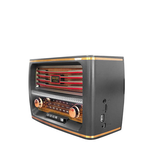 Classic Large Portable Retro Home AM/FM/Software Multi-Band Digital Portable Radio