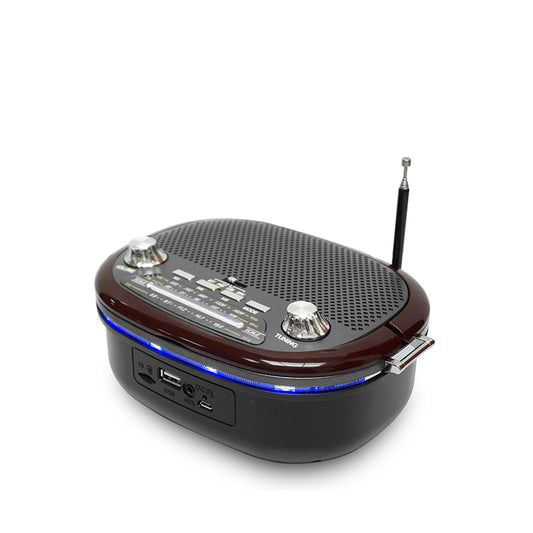 Portable retro FM/AM/SW radio with multi-functional 3-band Bluetooth receiver