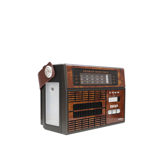 Round Power Sensing Metal Channel Design with Wooden Housing Full Band FM Radio Inspection, factory inspection, certification service