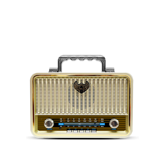 Classic Large Portable Retro Home AM/FM/Software Multi-Band Digital Portable Radio